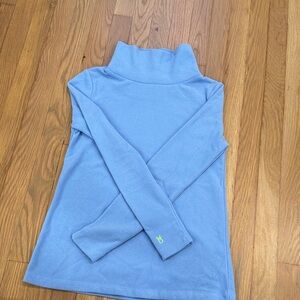 Dudley Stephens Light Blue Turtleneck Sweater